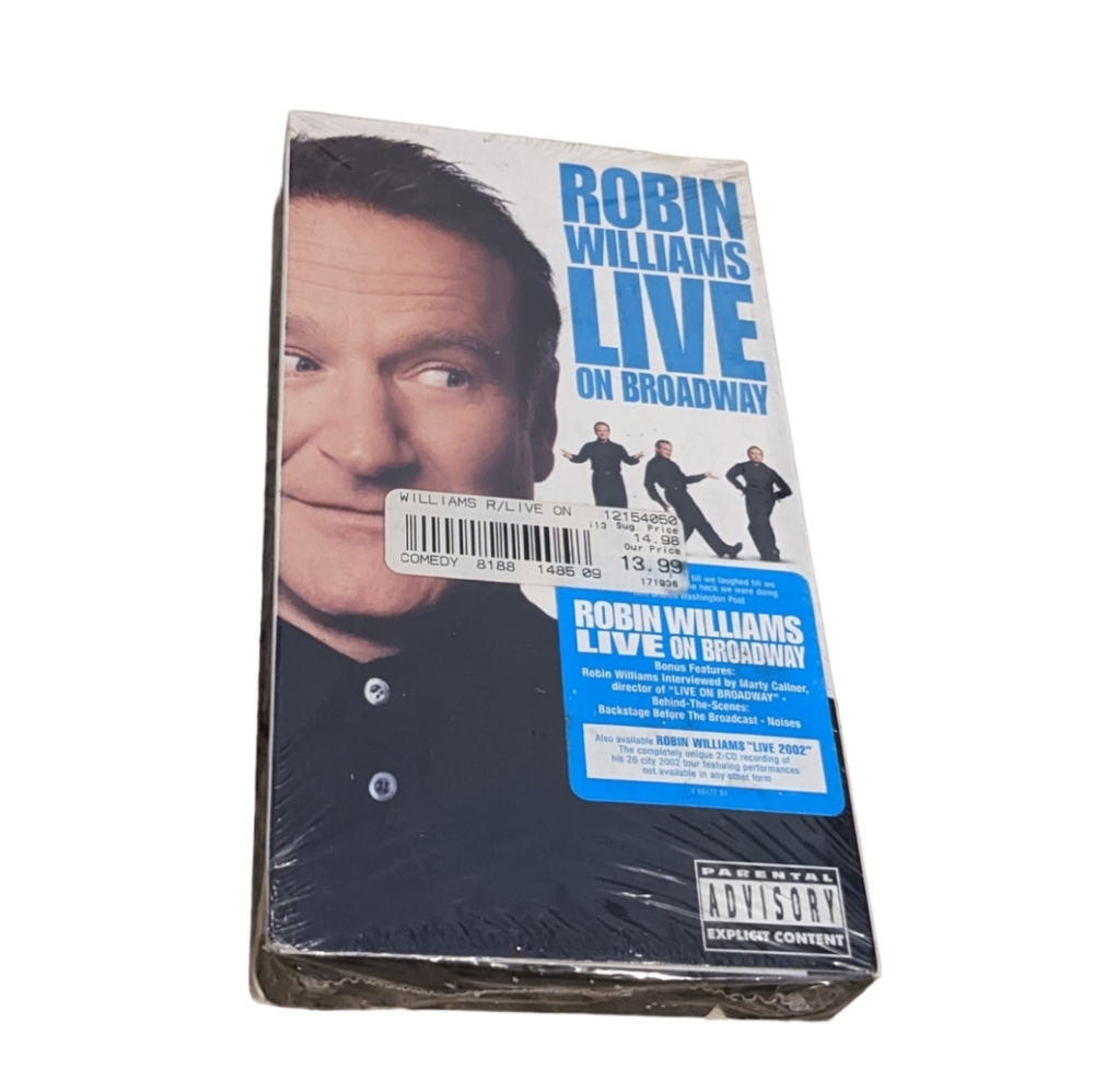 💥🆕 Robin Williams Live on Broadway VHS